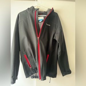 Columbia black rain coat